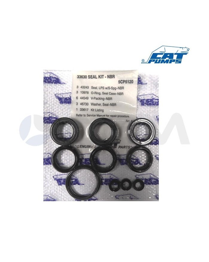 KIT COLLARINES COMPLETO NBR CATPUMP 5CP5120-5CP5140 (33630)